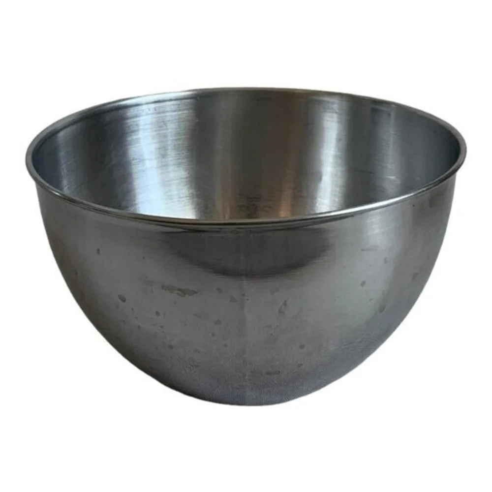Vintage Revere Ware Stainless Steel Mixing Bowl 2 Quart Korea Ring Handle 7.5 VG